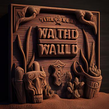 3D модель Ул Жесткий Запад игра (STL)